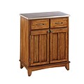Home Styles 36 Solid Wood & Veneers Buffet with Stainless Top