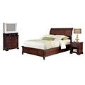 Home Styles Lafayette Queen Sleigh Bed, Night Stand and Media Chest