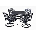 Home Styles Biscayne Black 5PC Dinning Set