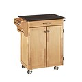 Home Styles 32.5 Solid Wood & Asian Hardwood Cuisine Cart