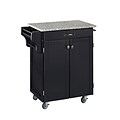 Home Styles kitchen cart with Salt and Pepper Granite Top