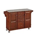 Home Styles 52.5 Hardwood Cabinet Kitchen Cart