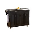 Home Styles 35 Sustainable Hardwood Cabinet Kitchen Cart