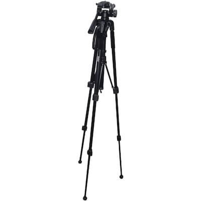 Vivitar® VPT-1250 57 Professional Floor Standing Tripod, Black