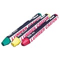 Markal® 4 5/8 x 1/2 Lumber Crayon; Yellow, 12/Pack (80321)