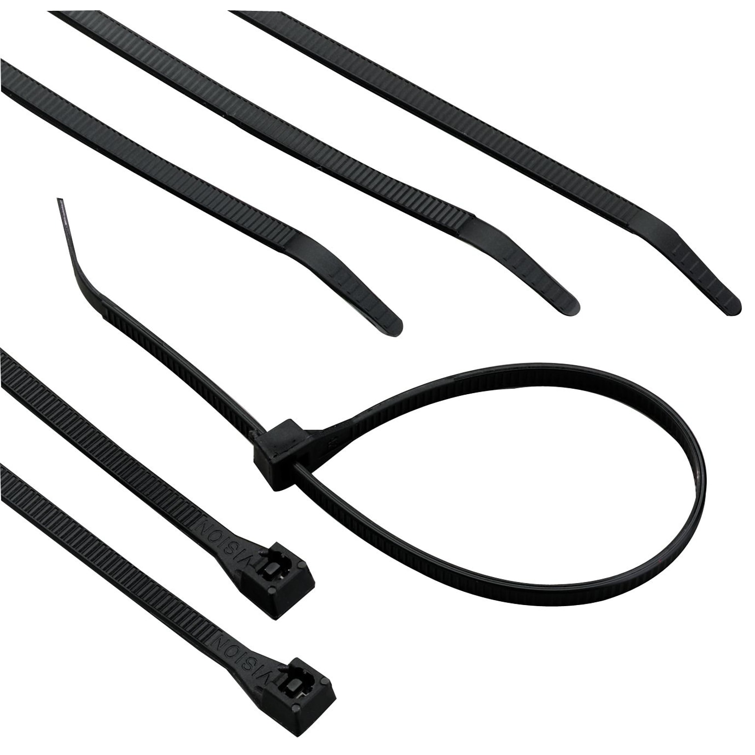 Gardner Bender® 17 Heavy Duty Cable Ties, UV Black, 50/Box