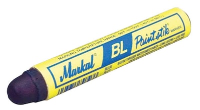 Markal® Paintstik® 4 3/4 x 11/16 BL Marker; Blue