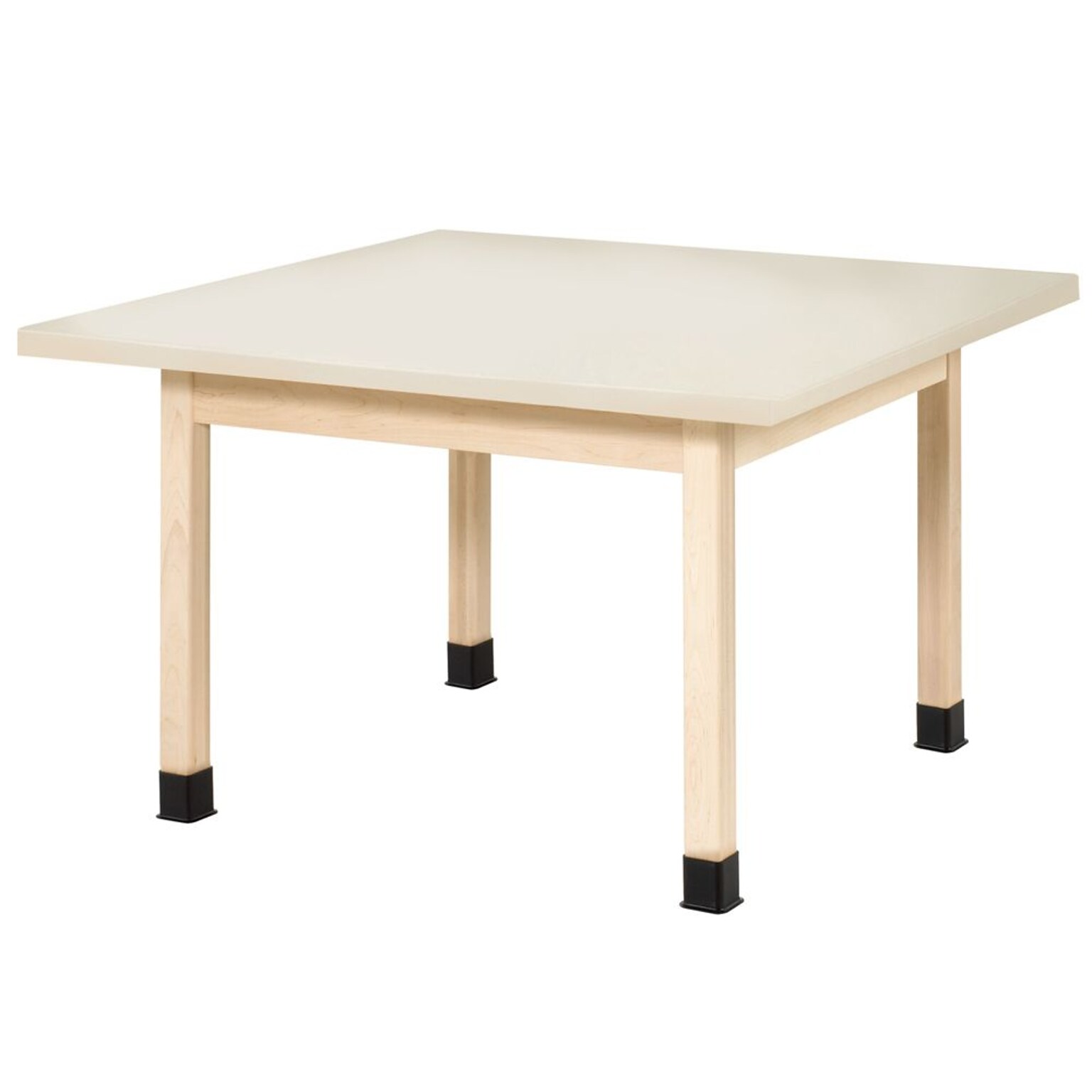 Diversified Woodcrafts Square Activity Table, 48 x 48, Almond (WX4P)