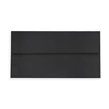 LUX Slimline Invitation Envelopes (3 7/8 x 8 7/8) 50/Box, Midnight Black (LUX-72973-B-50)