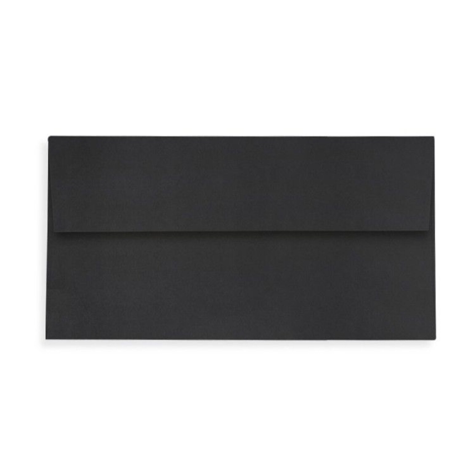 LUX Slimline Invitation Envelopes (3 7/8 x 8 7/8) 50/Box, Midnight Black (LUX-72973-B-50)