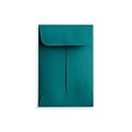 LUX #1 Coin Envelopes (2 1/4 x 3 1/2) 1000/Box, Teal (LUX-1CO-25-1000)