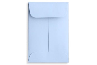 LUX #1 Coin Envelopes (2 1/4 x 3 1/2) 50/Box, Baby Blue (LUX-1CO-13-50)