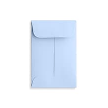 LUX #1 Coin Envelopes (2 1/4 x 3 1/2) 50/Box, Baby Blue (LUX-1CO-13-50)