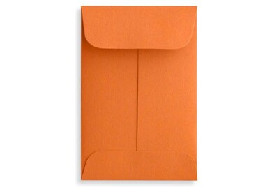 LUX #1 Coin Envelopes (2 1/4 x 3 1/2) 500/Box, Mandarin (LUX-1CO-11-500)