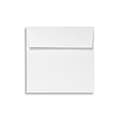 80 lb 6 1/4 x 6 1/4 100% Cotton Square Envelopes, Bright White, 500/Box