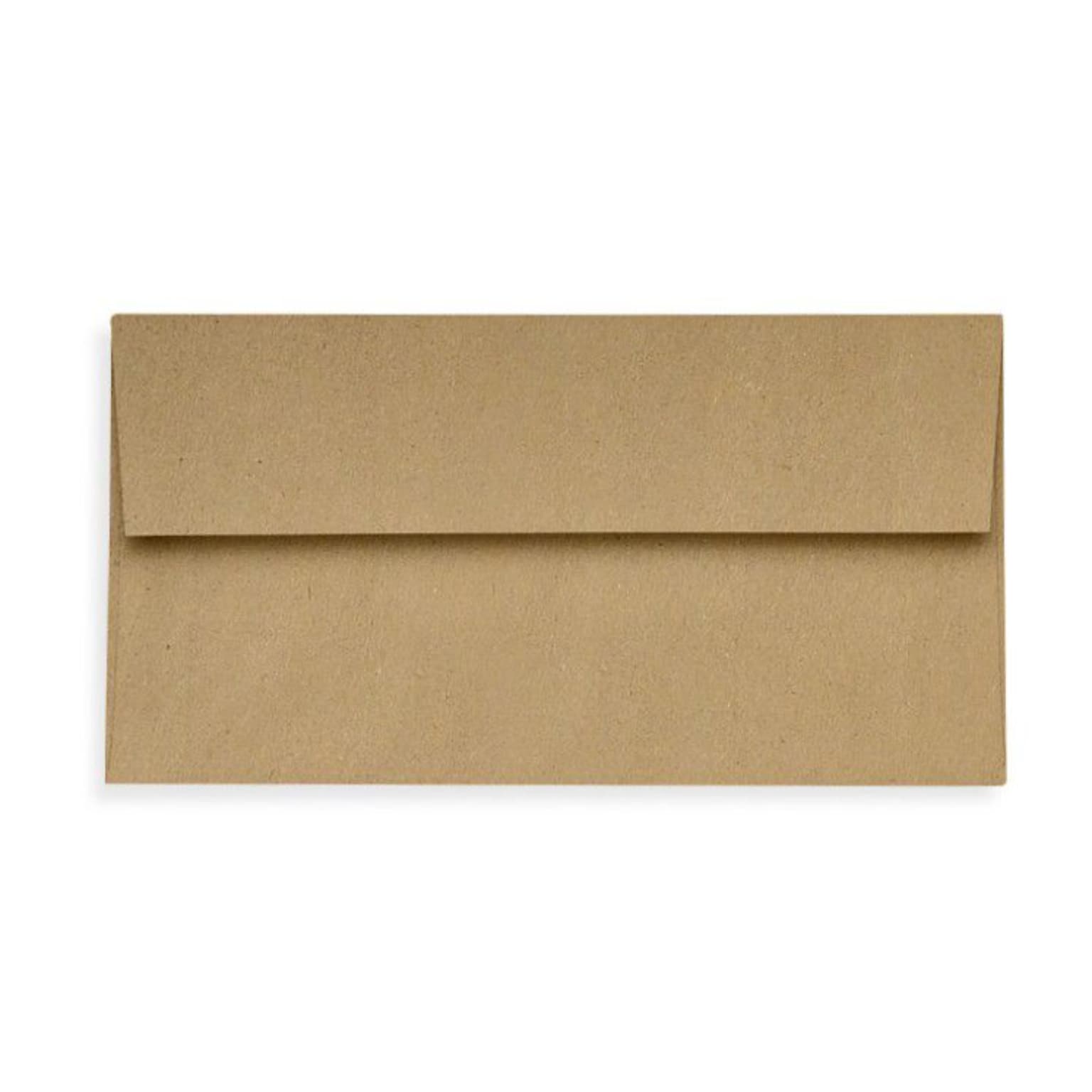 LUX Slimline Invitation Envelopes (3 7/8 x 8 7/8) 50/Box, Grocery Bag (72973-GB-50)