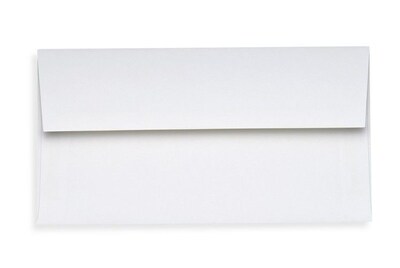 LUX Slimline Invitation Envelopes (3 7/8 x 8 7/8) 1000/Box, 80lb. Bright White (72973-80W-1000)