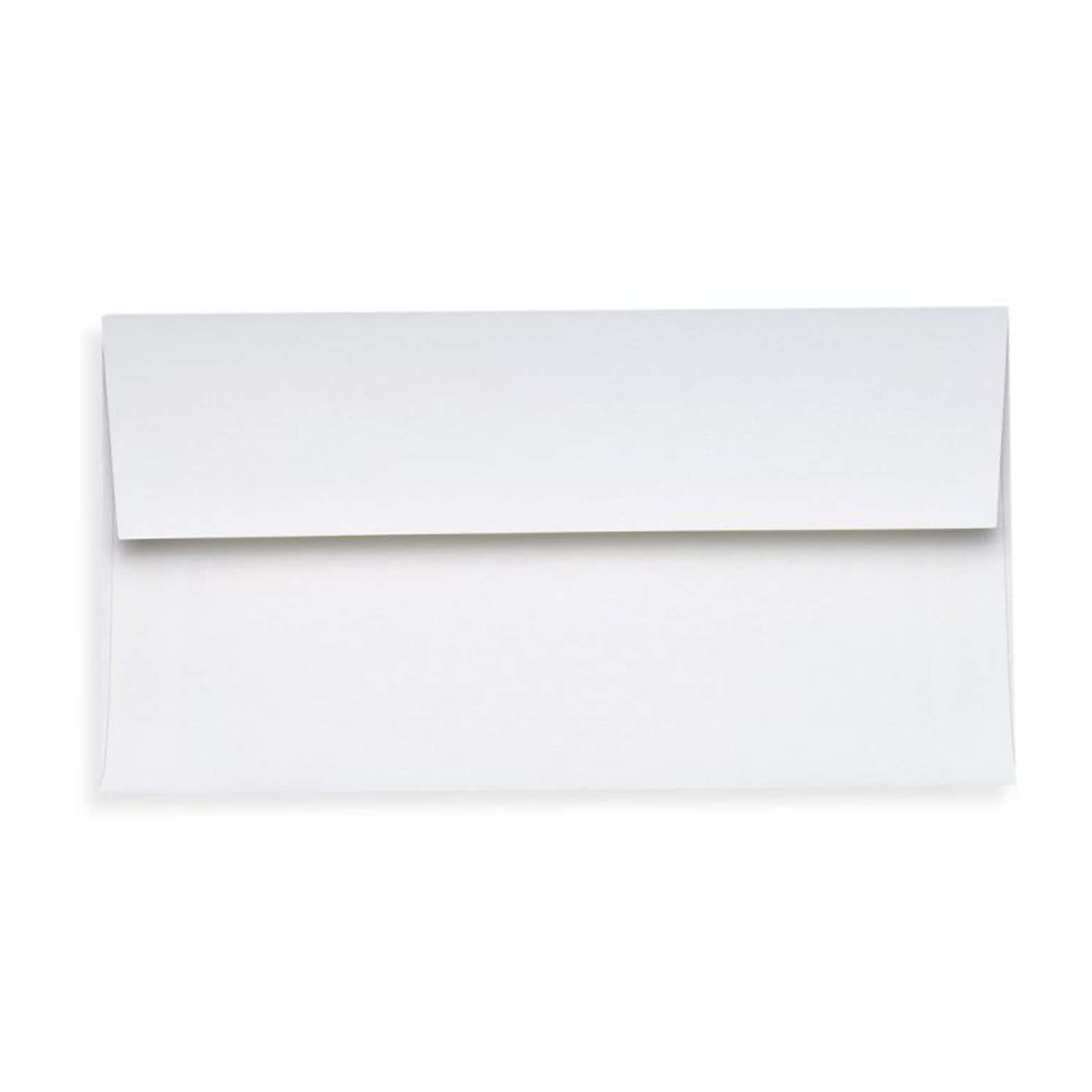 LUX Slimline Invitation Envelopes (3 7/8 x 8 7/8) 1000/Box, 80lb. Bright White (72973-80W-1000)