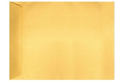 LUX 9 x 12 Open End Envelopes, 50/Box, Gold Metallic (4894-07-50)