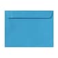 LUX® 80 lb 9" x 12" Booklet Vellum Envelopes, Pool Blue, 50/Pack