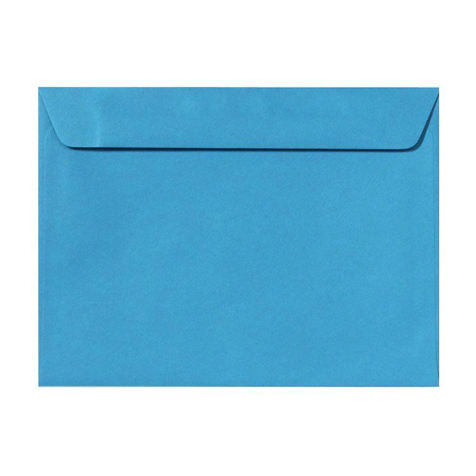 LUX® 80 lb 9 x 12 Booklet Vellum Envelopes, Pool Blue, 50/Pack