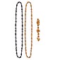 Beistle Halloween Beads Necklace; 36", Orange/Black