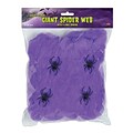 Beistle Flame Retardant Giant Spider Web; Purple, 10.5/Pack
