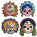 Beistle Day Of The Dead Masks; 12