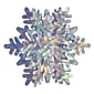 Beistle 10" 3D Prismatic Snowflake Centerpiece; 4/Pack