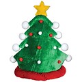 Beistle Plush Christmas Tree Hat, One Size, Green