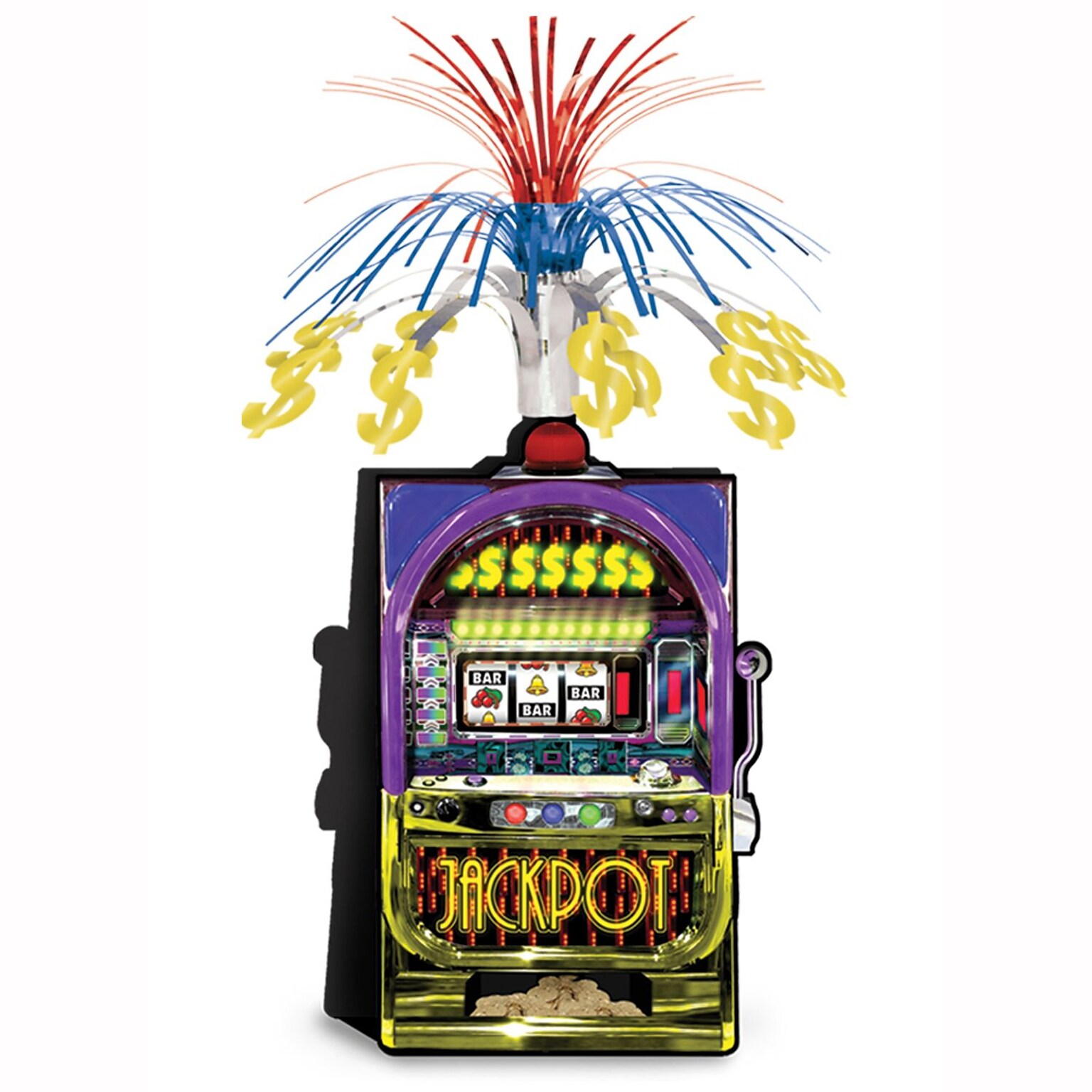 Beistle 15 Slot Machine Centerpiece; 3/Pack