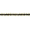 Beistle 12 Flame Resistant Metallic Star Garland; Black/Gold, 3/Pack