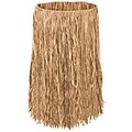 Beistle 36W x 28L XL Raffia Hula Skirt, Natural