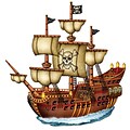 Beistle 31 Jointed Pirate Ship; 2/Pack