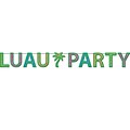 Beistle Glittered Luau Party Streamer; 8 1/2 x 8