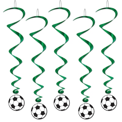 Beistle 3 4 Soccer Ball Whirls; 15/Pack
