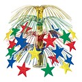 Beistle 18 Star Cascade Centerpiece; Multicolor, 3/Pack