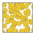 Beistle Fanci-Fetti Smile Faces Confetti; Yellow, 5/Pack