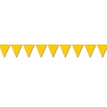 Beistle 10 x 12 Indoor/Outdoor Graduation Pennant Banner; Golden-Yellow, 4/Pack