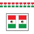 Beistle 17 x 60 Outdoor Mexican Flag Banner