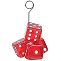 Beistle 6 oz. Dice Photo/Balloon Holder; 3/Pack