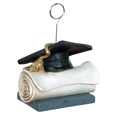 Beistle 6 oz. Grad Cap Photo/Balloon Holder; 3/Pack