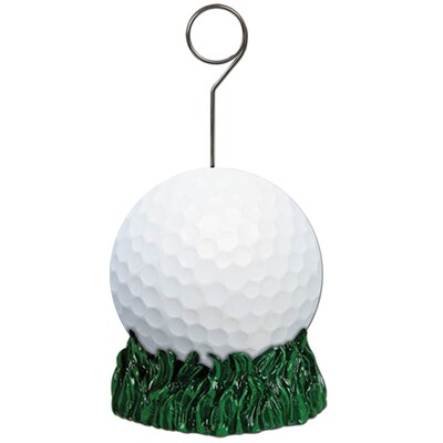 Beistle 6 oz. Golf Ball Photo/Balloon Holder; 3/Pack