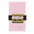 Beistle 54 x 108 Rectangular Tablecover; Pink, 5/Pack