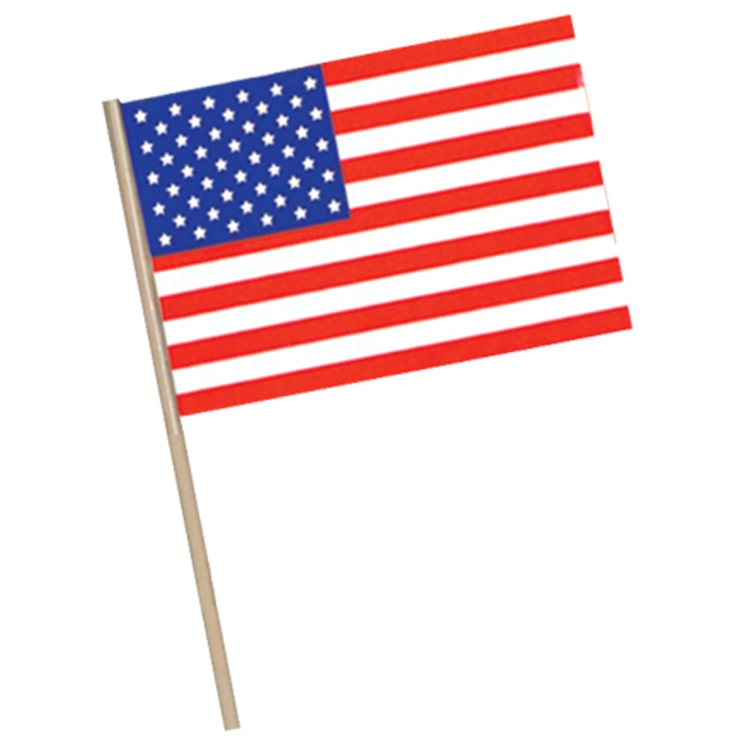 Beistle 4 x 6 Plastic American Flag; 36/Pack