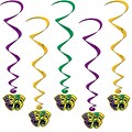 Beistle 3 Mardi Gras Whirls; 15/Pack