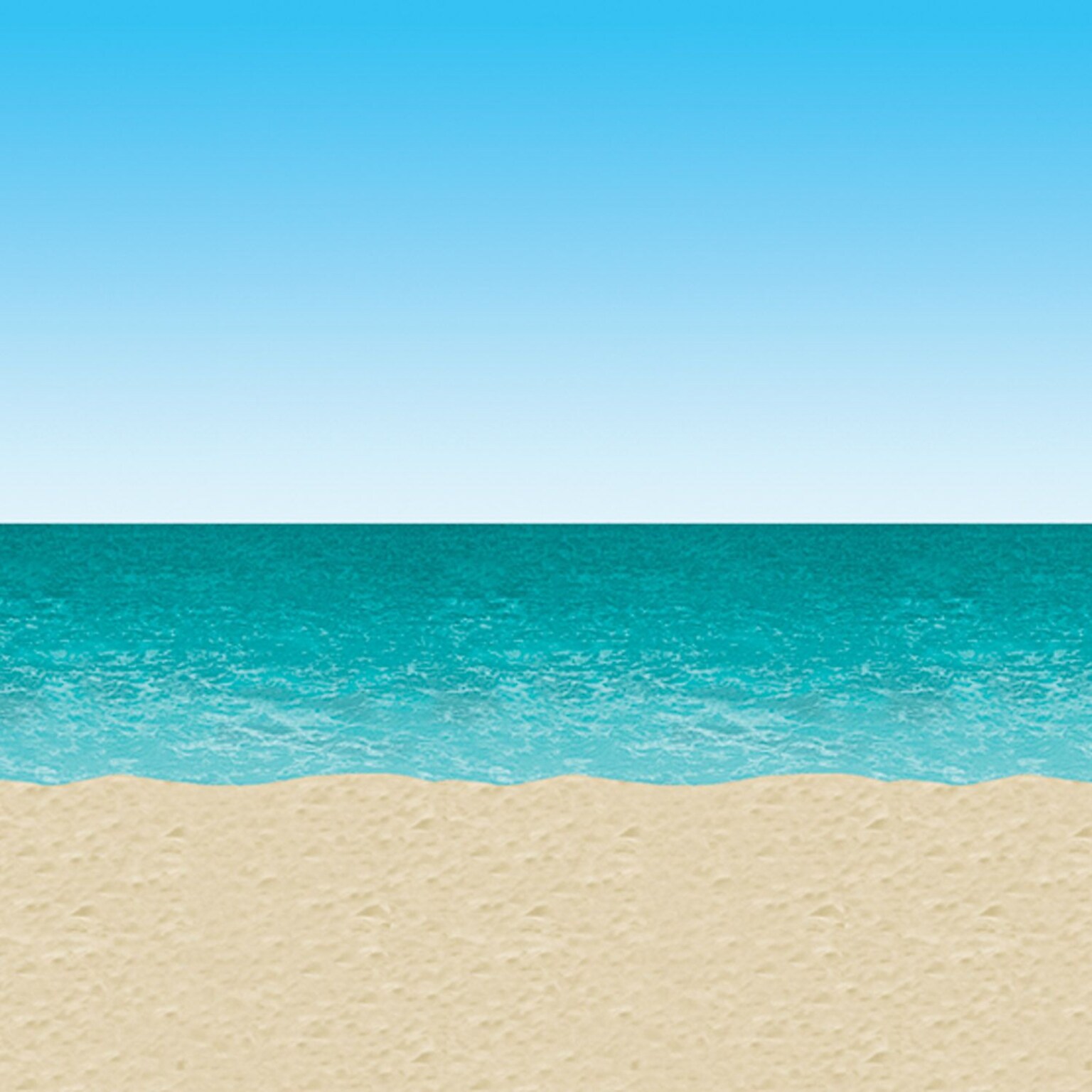 Beistle Ocean and Beach Backdrop (52001)