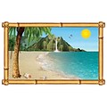 Beistle 3 2 x 5 2 Tropical Beach Backdrop; 2/Pack