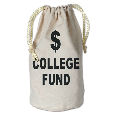 Beistle College Fund Money Bag; 8 1/2 x 6 1/2
