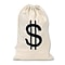 Beistle Big Money Bag, White, 3/Pack (54120)